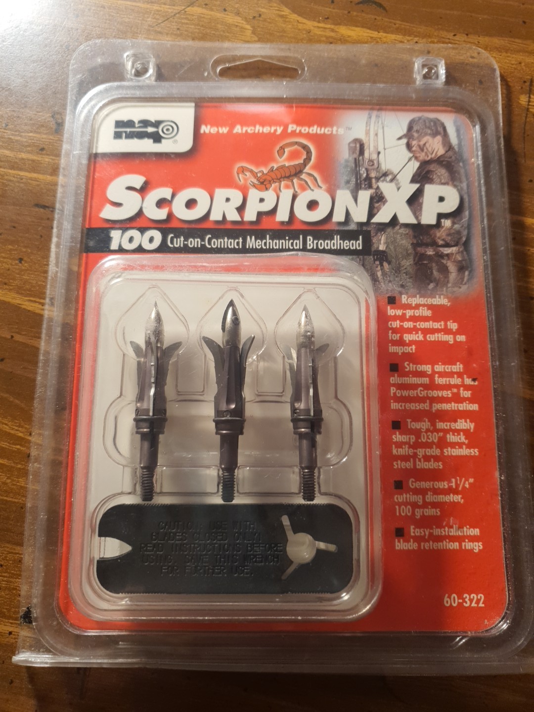 NAP Scorpion XP 100 Gr. Broadheads