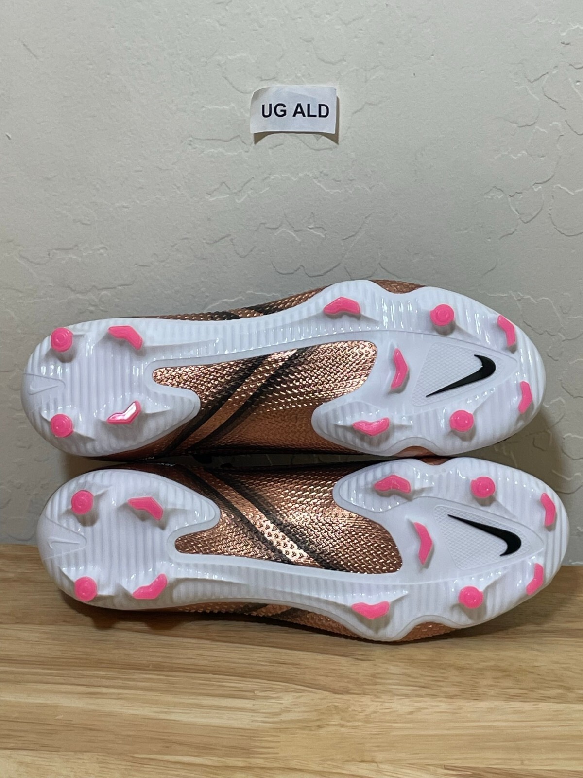 Nike Phantom GT2 Pro FG Black/Copper Soccer Cleats Size Men's 6=W7.5 DR5959-810