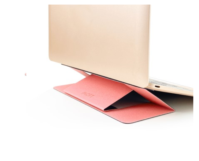 MOFT Lightweight Portable Laptop Adjustable Stand Pink MacBook Universal