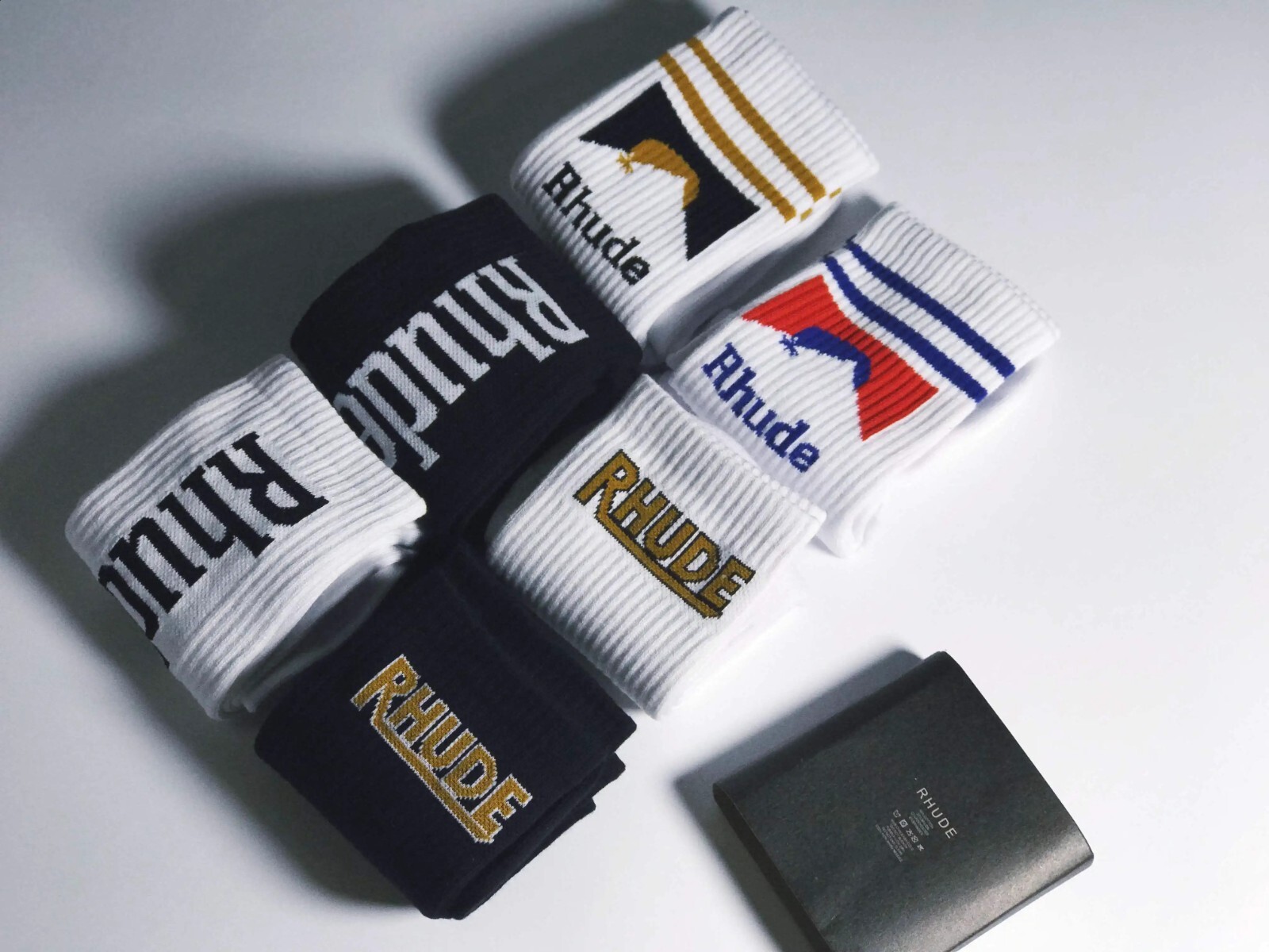 33Style High Quality Men Women RHUDE Leisure Middle Tube 100% Cotton Socks Gift