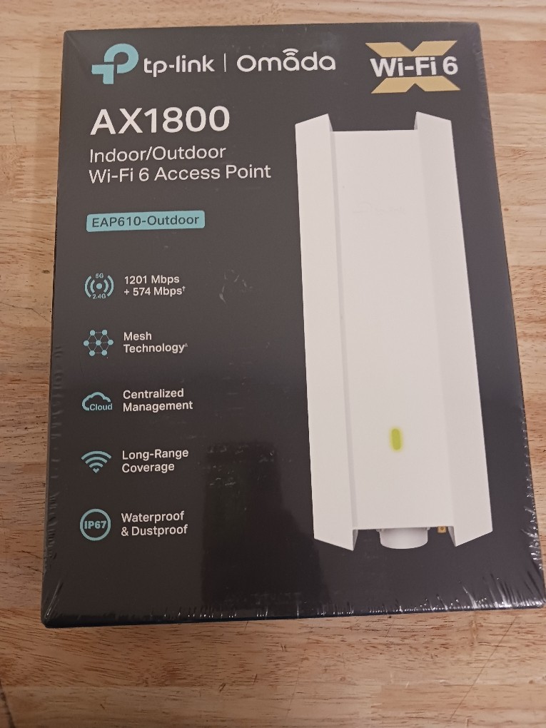 TP-Link EAP610-Outdoor Omada WiFi6 AX1800 Wireless
