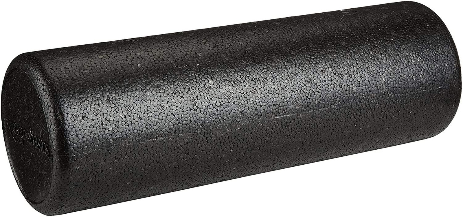 High-Density Foam Roller for Exercise and Recovery, 18 Inches, Black