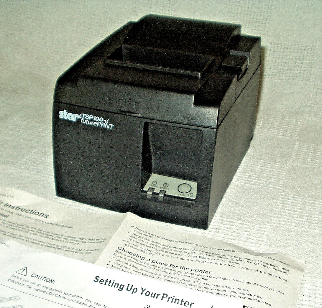 Star TSP100 FuturePrint Thermal Retail Receipt POS Printer