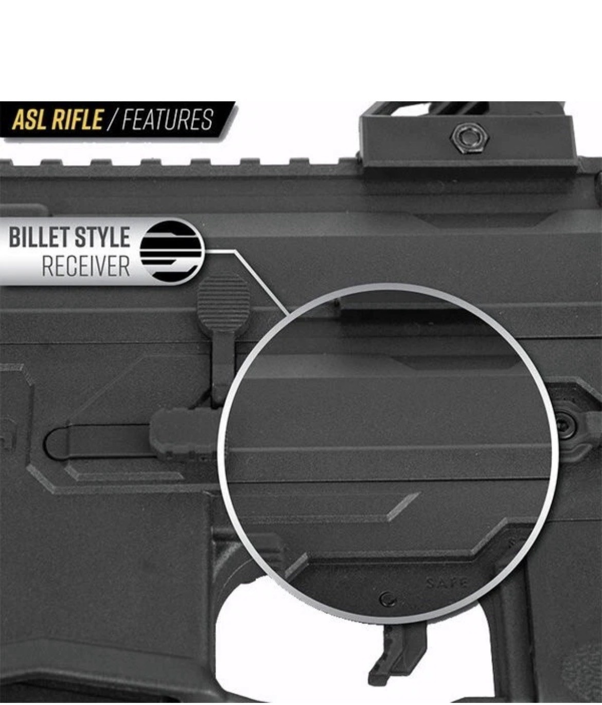NEW Valken ASL Hi-Velocity TANGO Airsoft AEG Rifle - Black - M-LOK - NIB