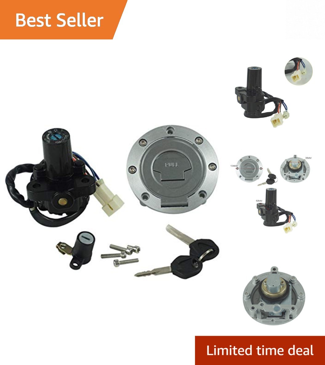 Direct Fit Ignition Switch & Lock Assembly for Yamaha R1 R6 1998-2012