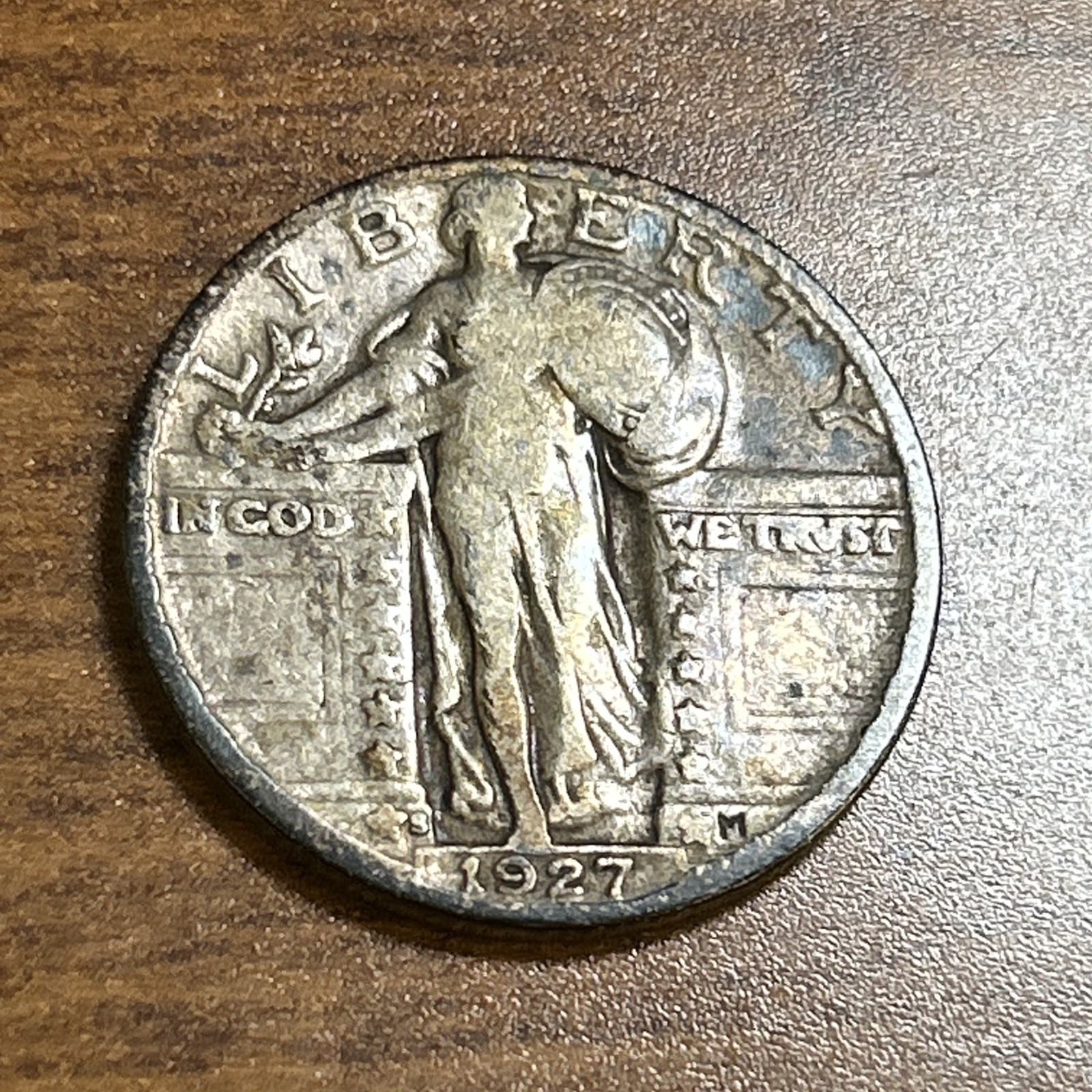 1927-S Standing Liberty Silver Quarter Fine