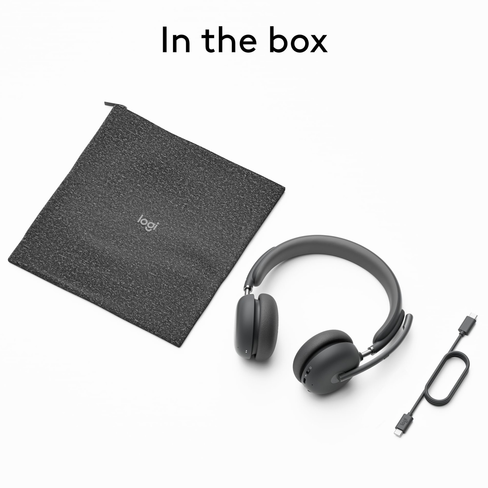 Logitech Zone Wireless 2 Bluetooth ANC Business Headset Graphite