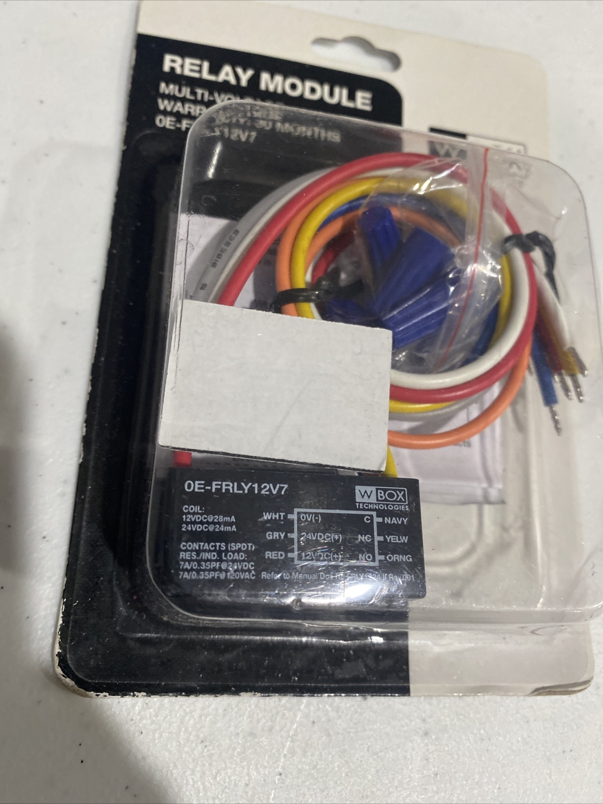 MULTI-VOLTAGE RELAY MODULE - OE-FRLY12V7 BY W BOX TECHNOLOGIES