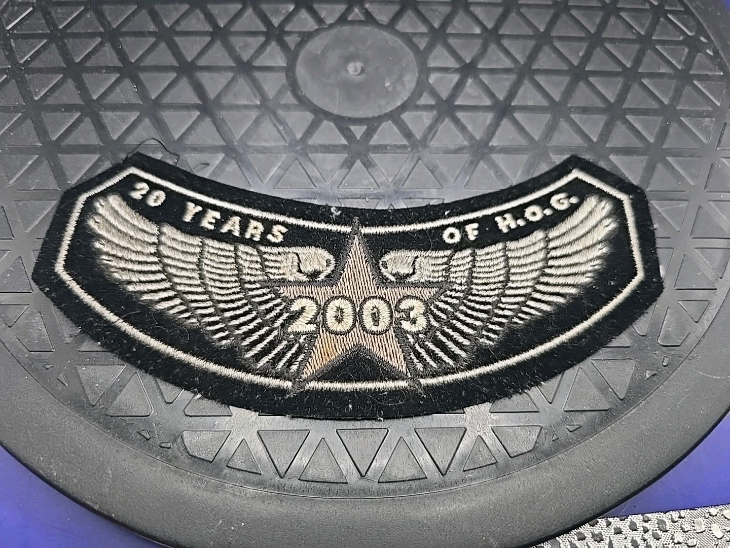 Harley Davidson Owners Group 20 Years 2003 Shoulder Patch