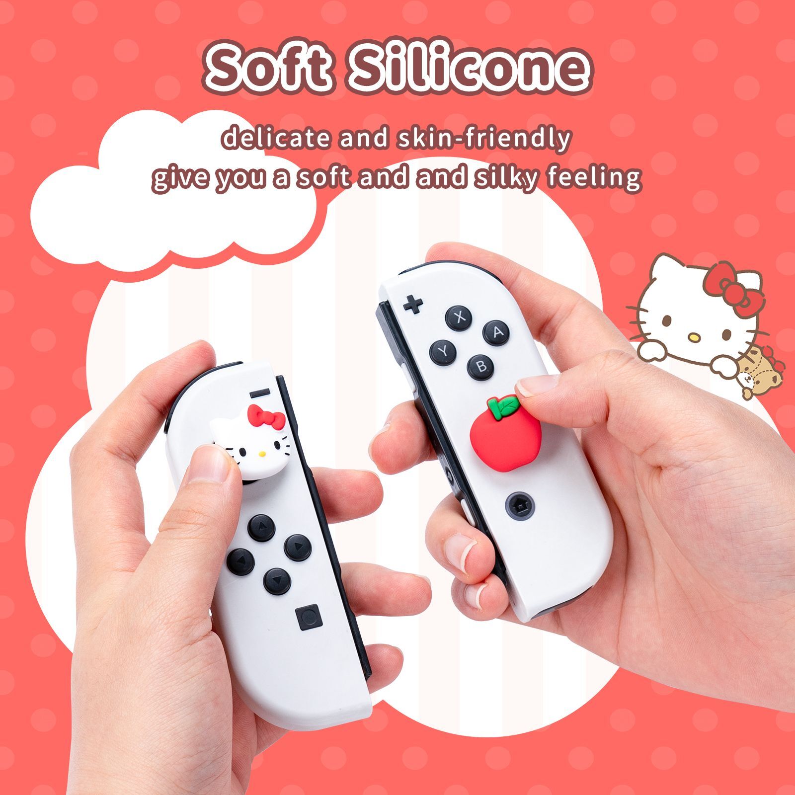 GeekShare X Sanrio Protective Case HardShell for Nintendo Switch/OLED HelloKitty