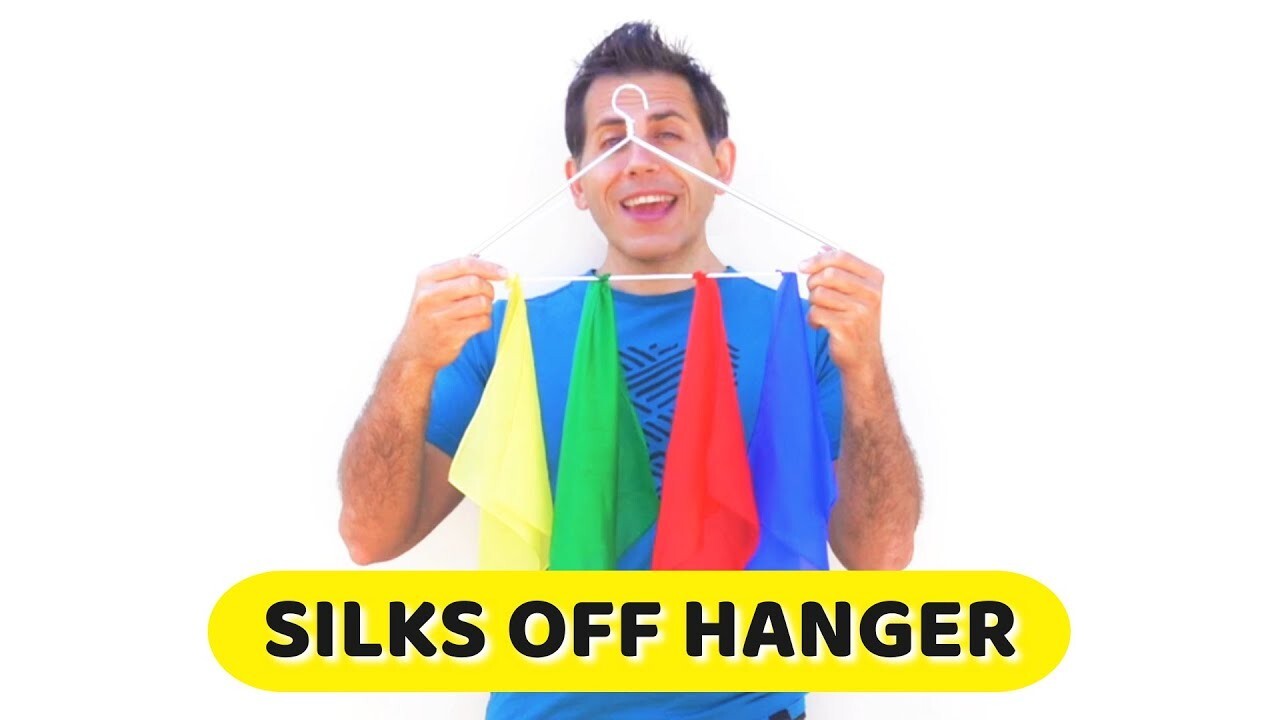 Silks Off Hanger - Complete With Silks! - Great M.C. Bit!