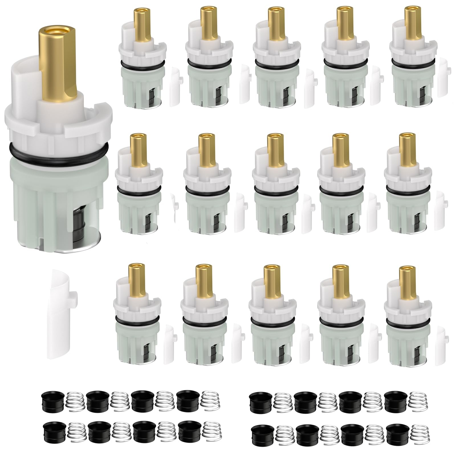 16Pack Faucet Stem Replacement Kit Delta Two Handle Repair Cartridge Seat Spring