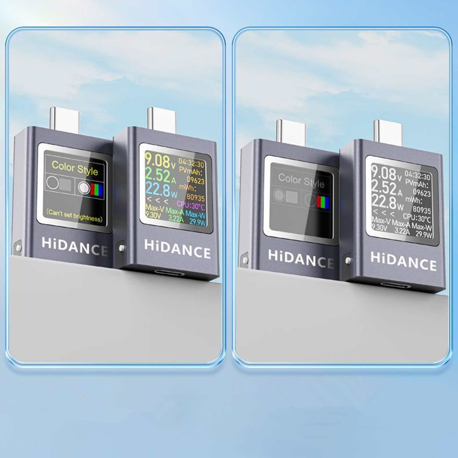 High Accuracy USB C Multimeter 4.5 50V 0 6A Peak 12A Fast Charge Protocols