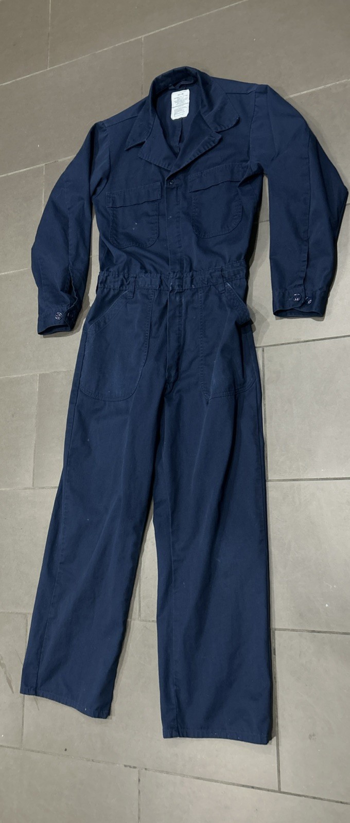 US Navy Coverall Size 40L Utility Polyester/Cotton USN