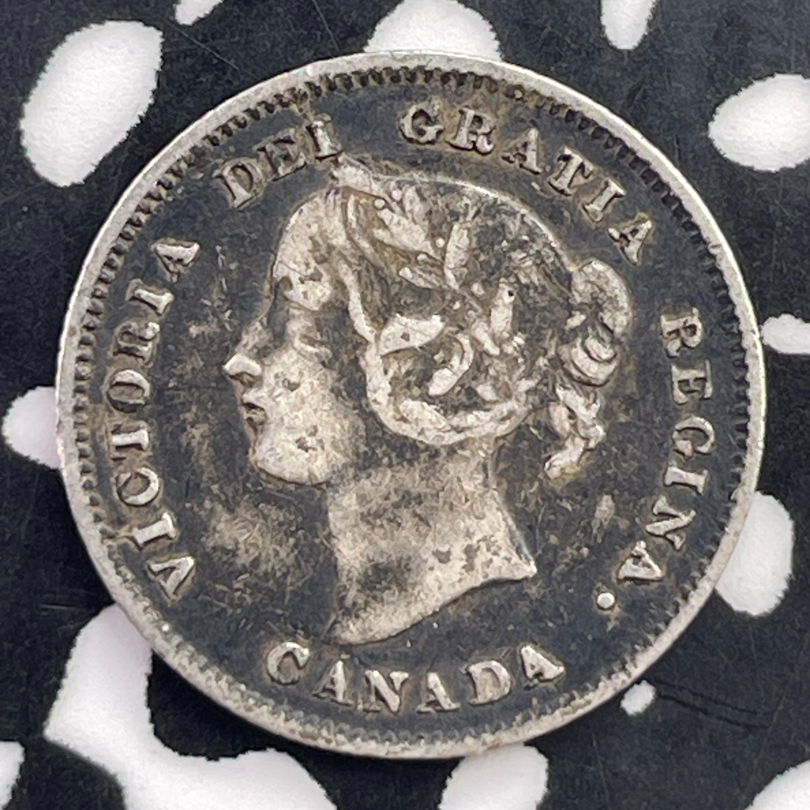 1896 Canada 5 Cents Lot#C4147 Silver! Nice!