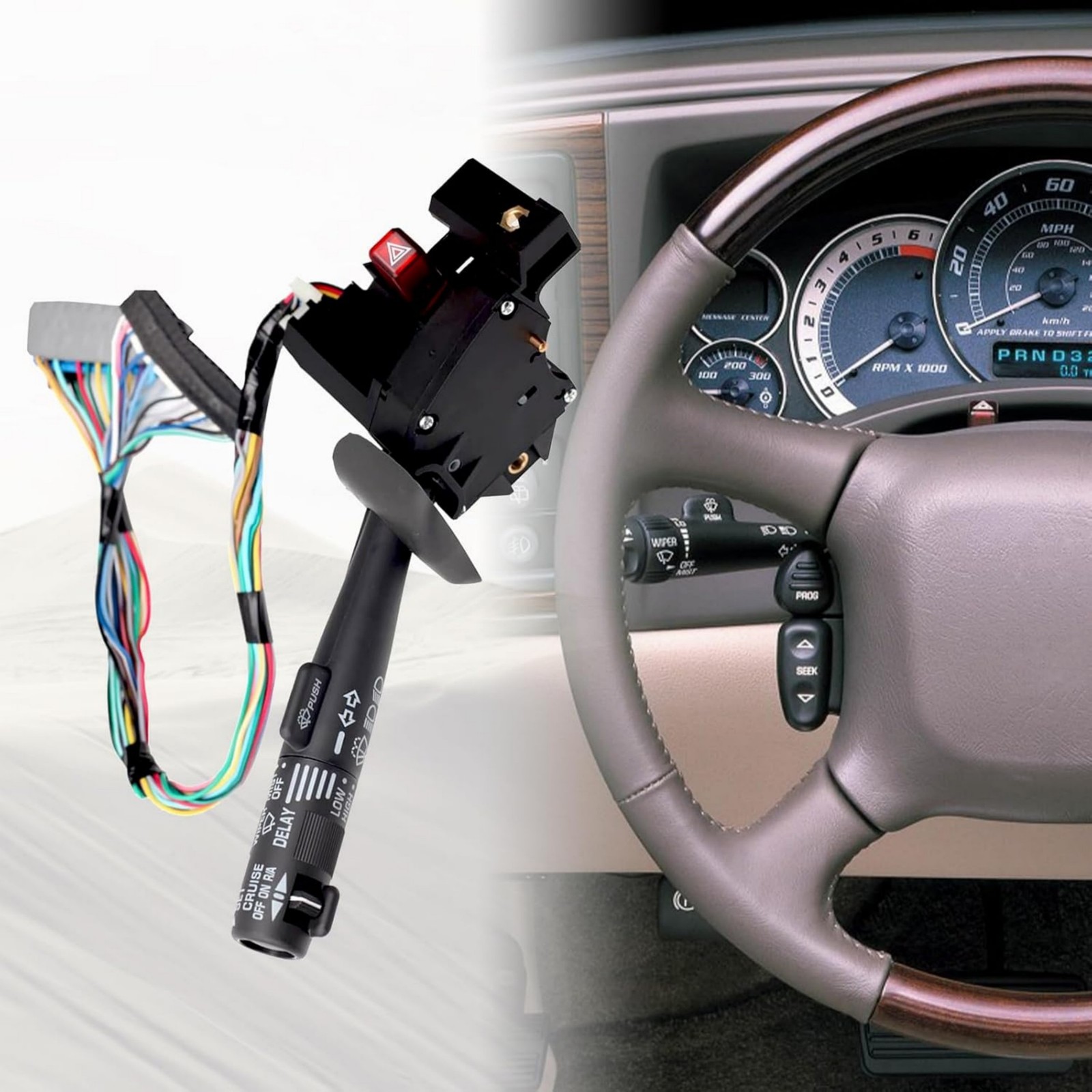 Turn Signal Switch Multi-Function Wiper Control for 1995-2002 Chevy GMC 2330814
