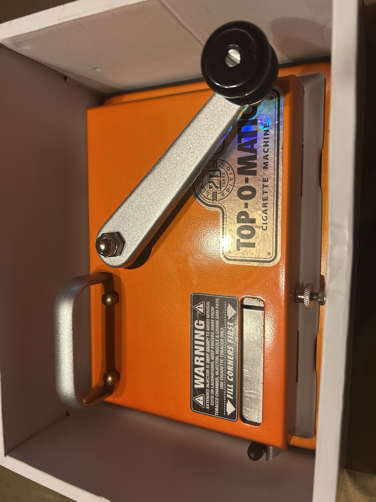 TOP-0-MAGIC Cigarette Rolling Machine 20mm Manual Roller Maker Limited Edition