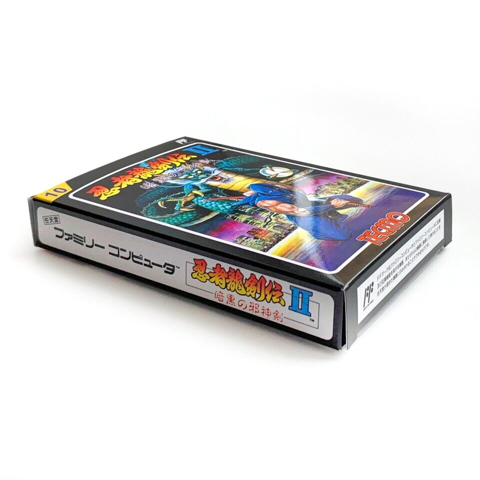NINJA RYUKENDEN 2 - Empty box replacement spare case Famicom game Ninja Gaiden