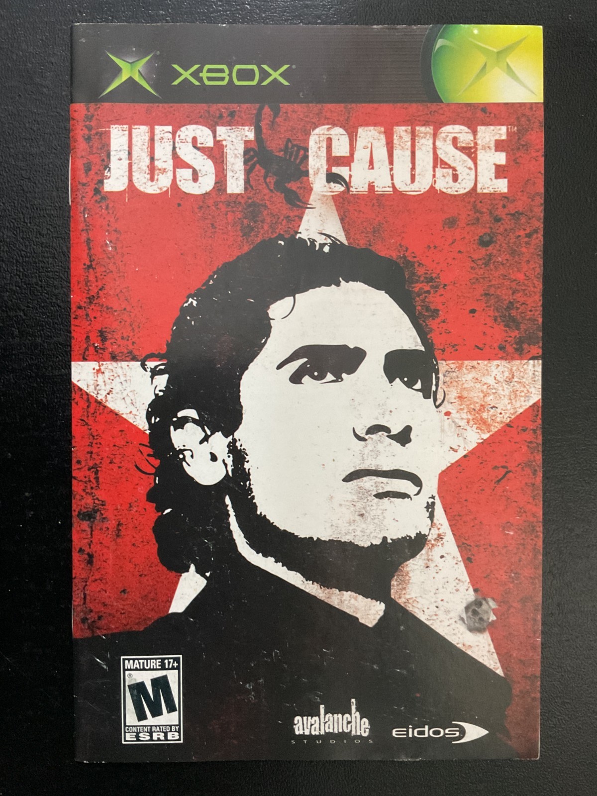 Just Cause 1 Microsoft XBOX Instruction Manual Only