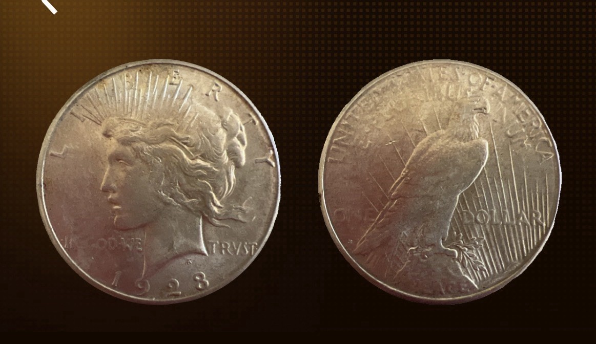 1923-S $1 Peace Silver Dollar
