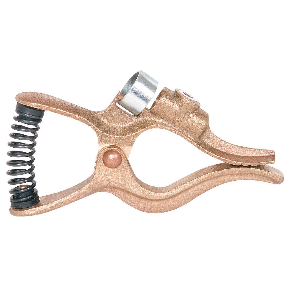 GRAINGER APPROVED 1UYF2 Ground Clamp, 1/0 to 3/0 AWG, Brass 1UYF2