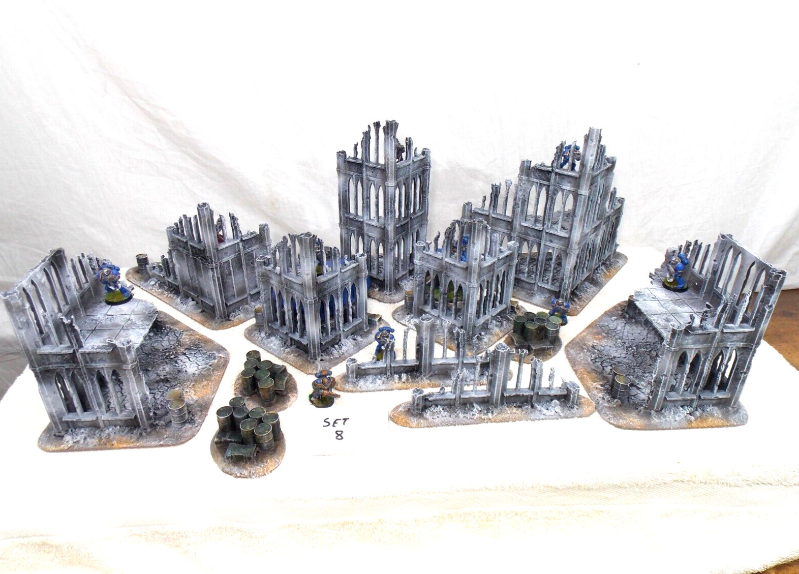 WARGAMING TERRAIN PAINTED,ADVANCE ORDERS,,MEGA BUNDLE SET OF 12 PIECES