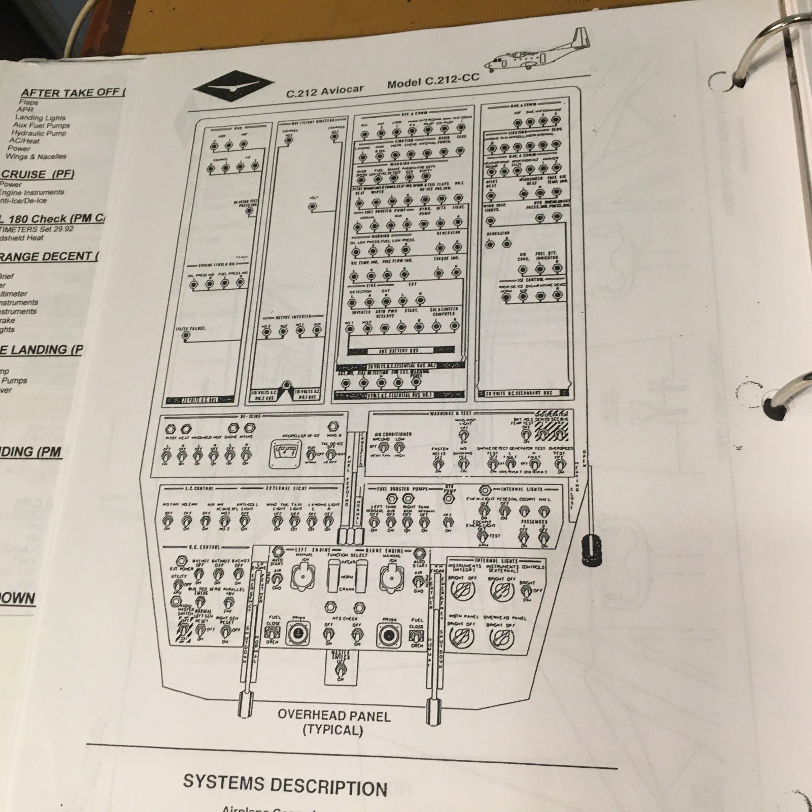 CASA C-212 Aviocar Model C-212-CC Airplane Systems & Reference Manual