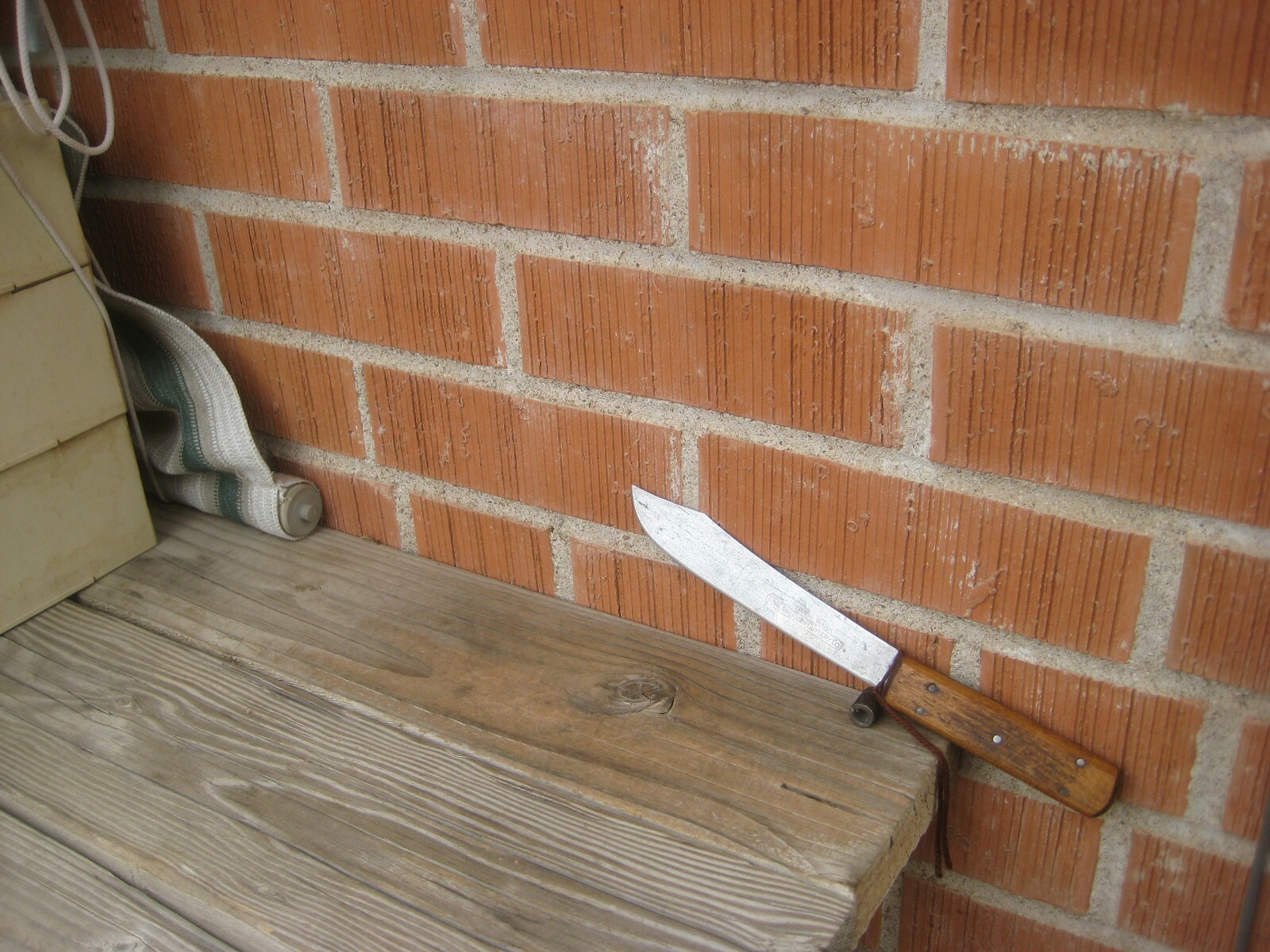 1900s Antique 6 1/4" Blade AMERICAN CUTLERY COMPANY *** Carbon Butcher Knife USA