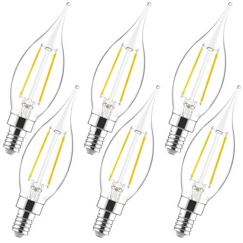 Sengled E12 Candelabra LED Bulbs Dimmable, 40W Equivalent 6 Pack 5000k Daylight