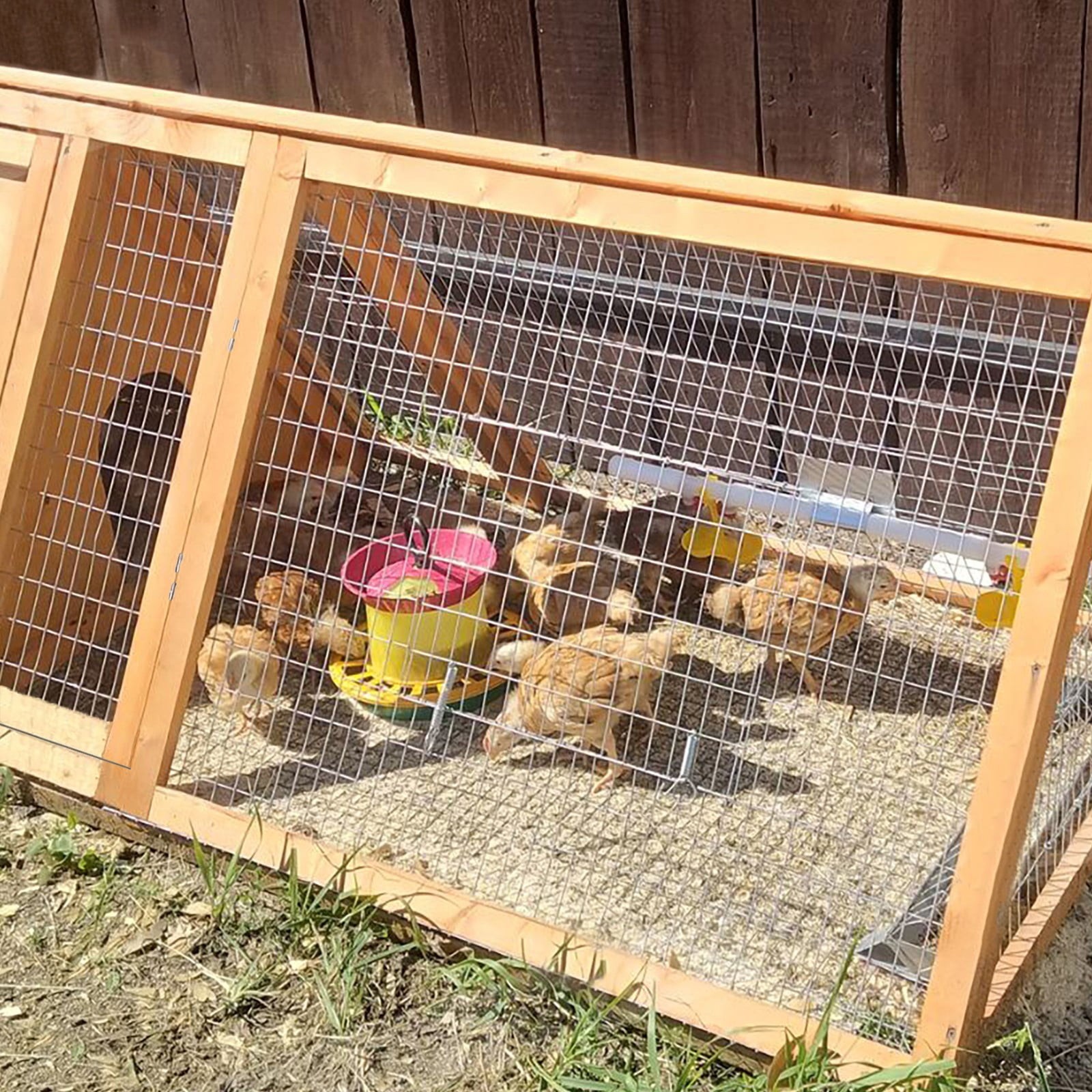 Rabbit Hutch Small Chicken Coop Wooden Pet House Bunny Cage for Small Animals