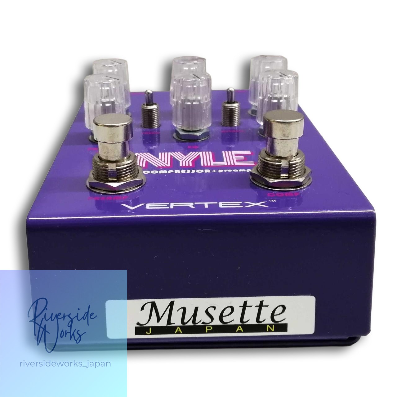VERTEX Nyle Compressor + Preamp Effect Pedal for Guitar JP