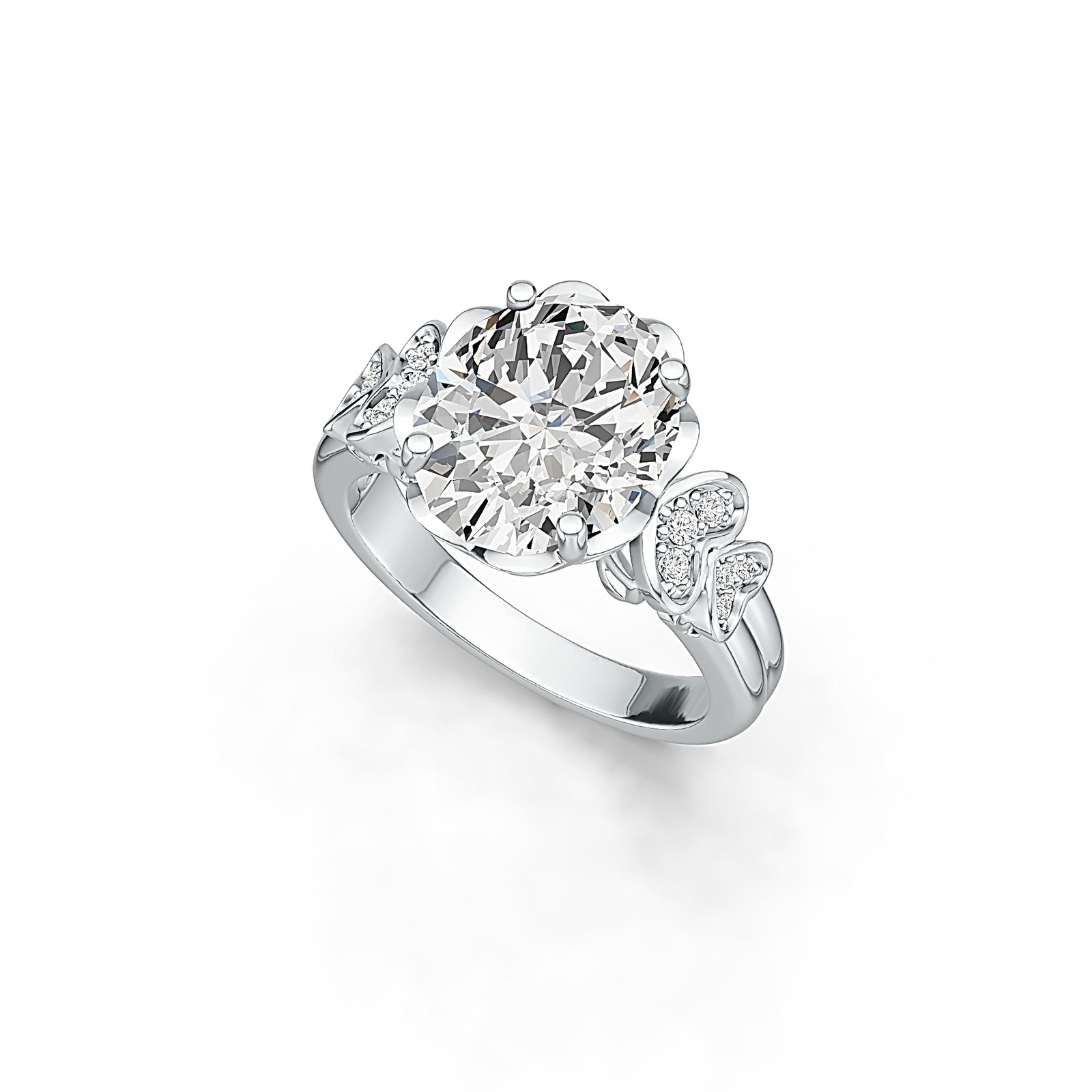 Sterling Silver Semi Mount Ring Setting Oval OV 12X10mm