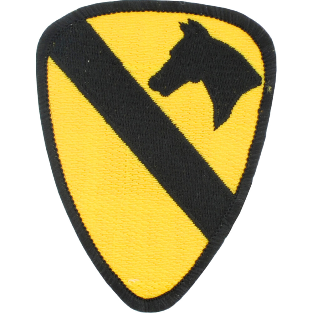 ARMY 1ST CALVARY DIVISION Embroidered Shoulder Patch 3-1/2" (0018)