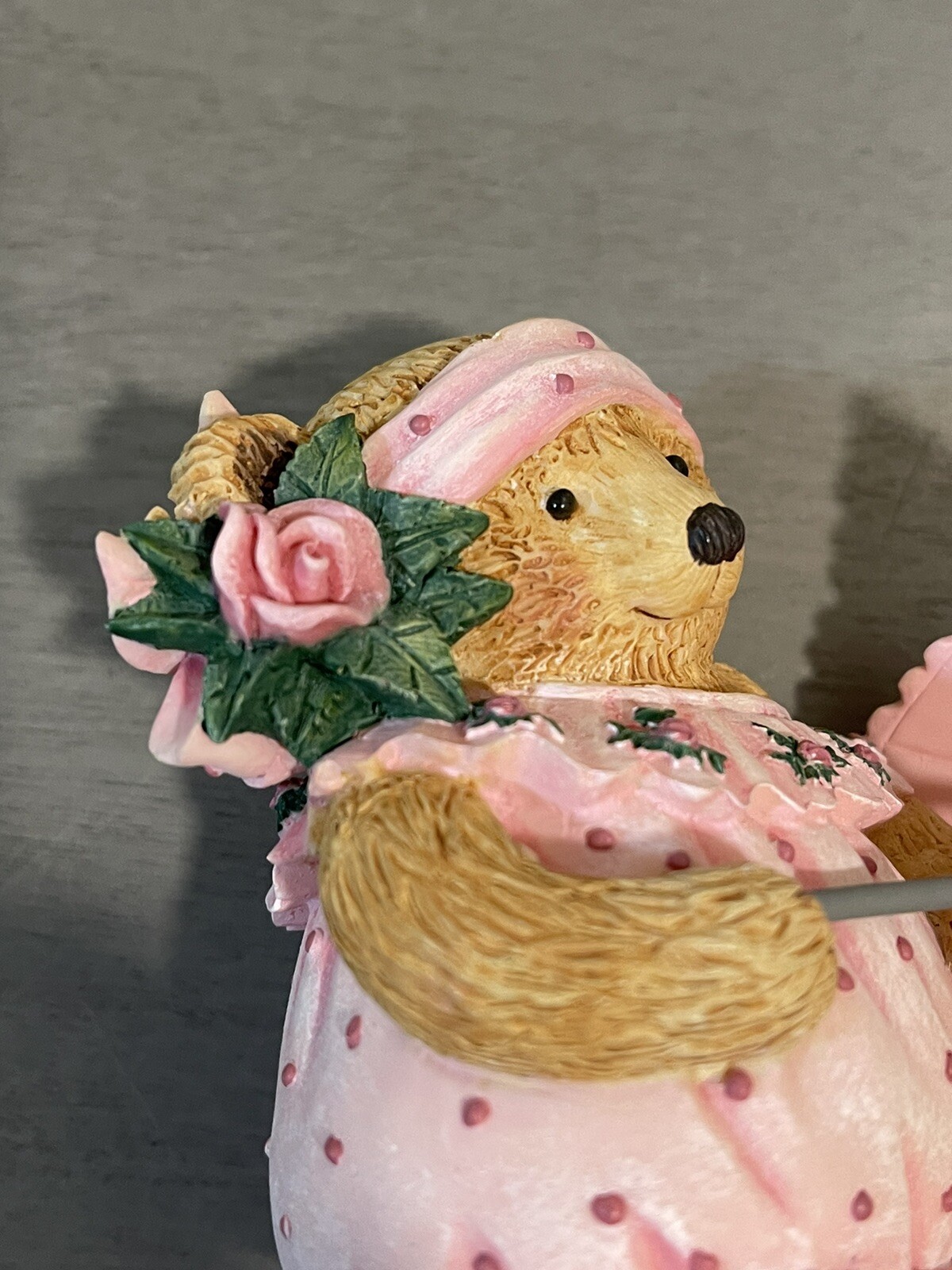 Cheerful Mary Teddy Bear Pink Rose Umbrella