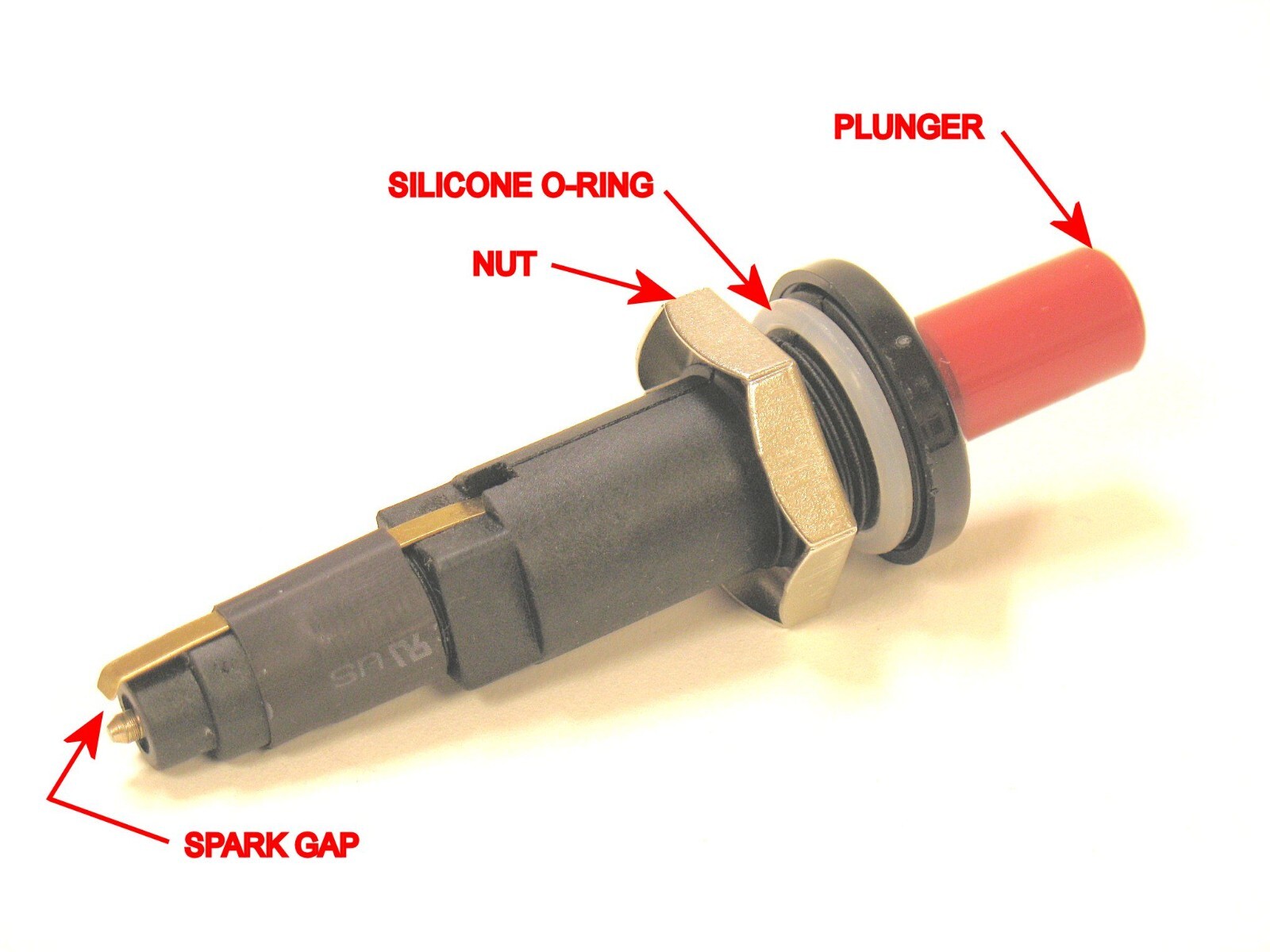 New Custom Spud Potato Launcher Piezo BBQ Grill Igniter Ignitor; Easy Install!