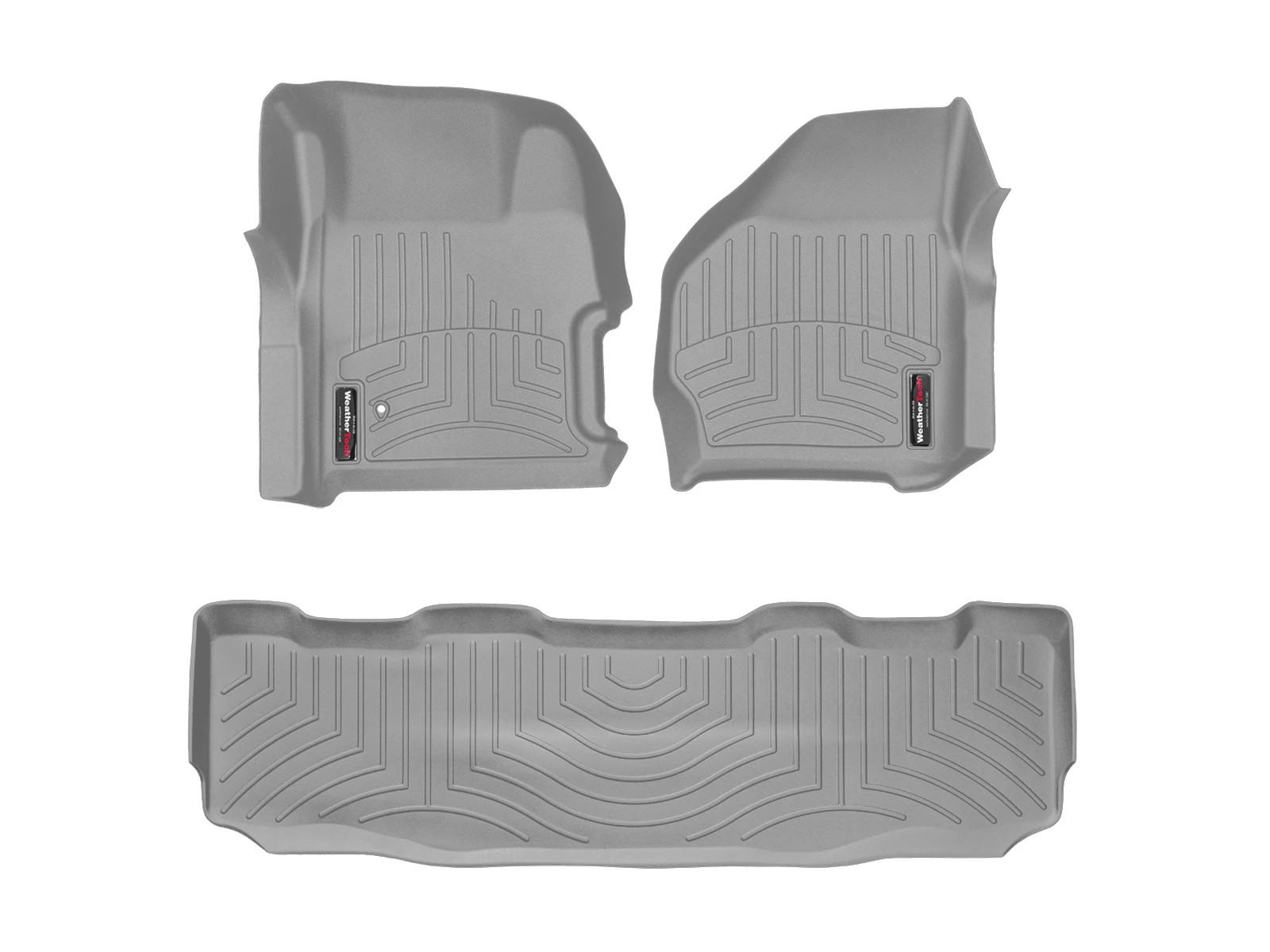 WeatherTech FloorLiner for 1999-2007 Ford Super Duty - 1st & 2nd Row, Grey