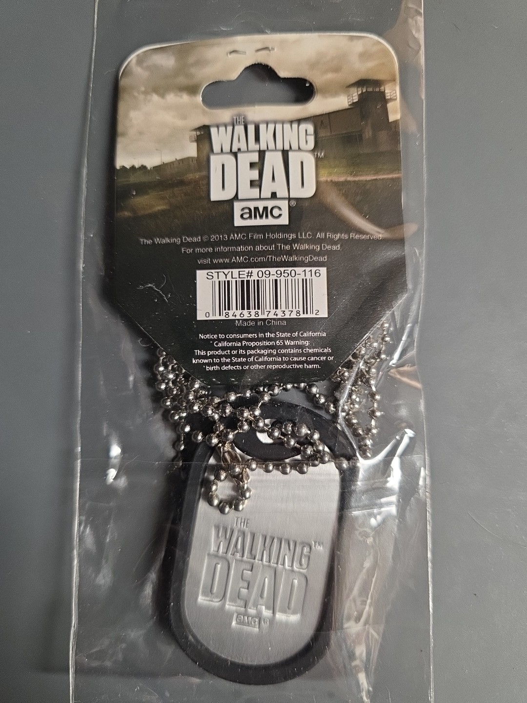 The Walking Dead Keep Calm and Call Daryl Dog Tag LICENSED