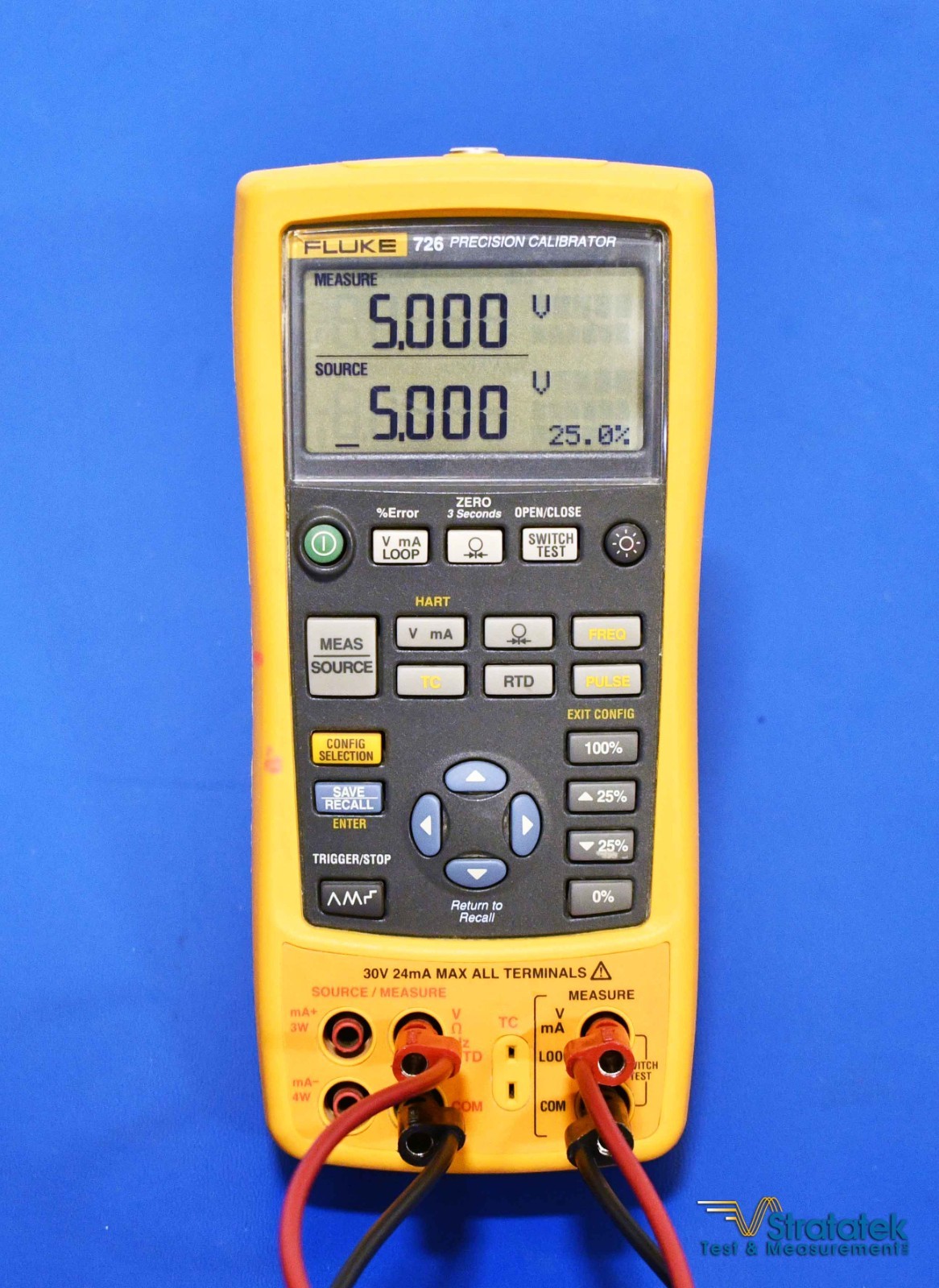 Fluke 726 Multifunction Process Precision Calibrator - NIST Calibrated with Data