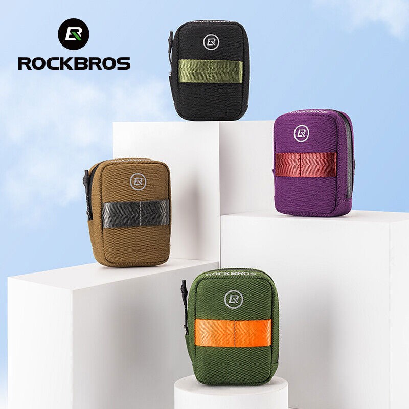 ROCKBROS 0.35L Bike Tail Storage Bag Portable Multi-Colored Saddle Bag