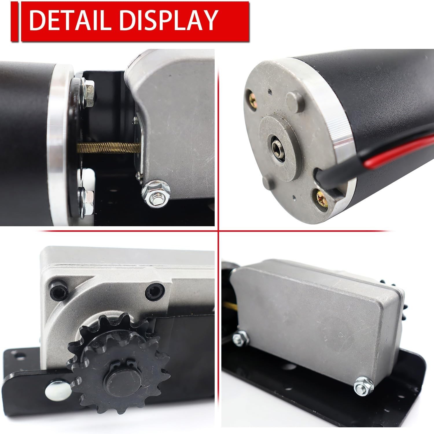 RV Slide Out Gear Box & High Output Motor, Replacement for R25076-1 & R25075