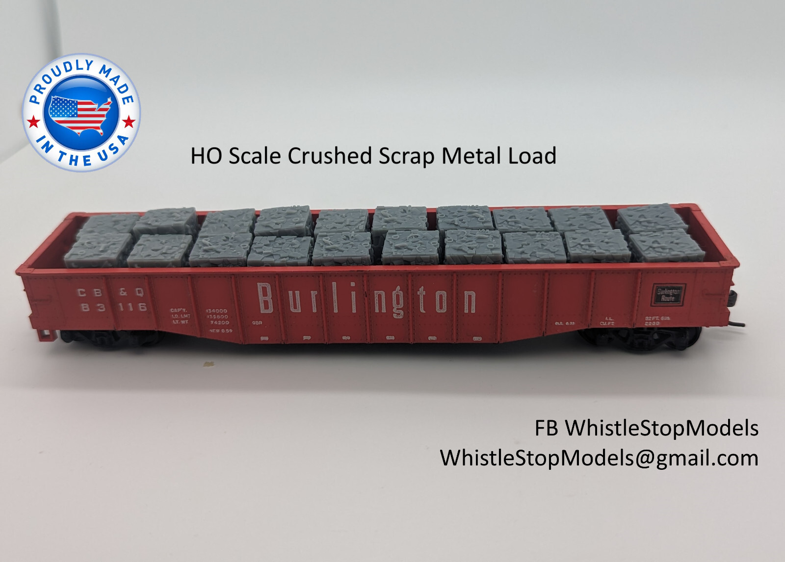HO Scale Crushed Scrap Load HO1100
