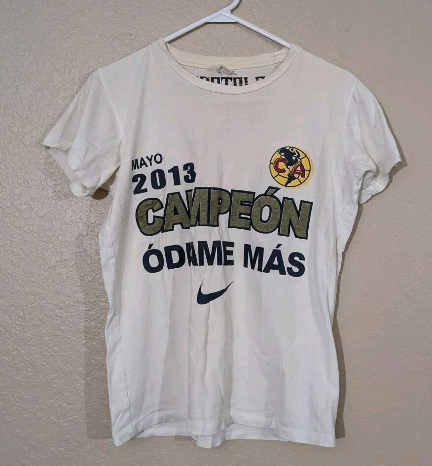 Club America 2013 Campeon camiseta T shirt Women's Size Small