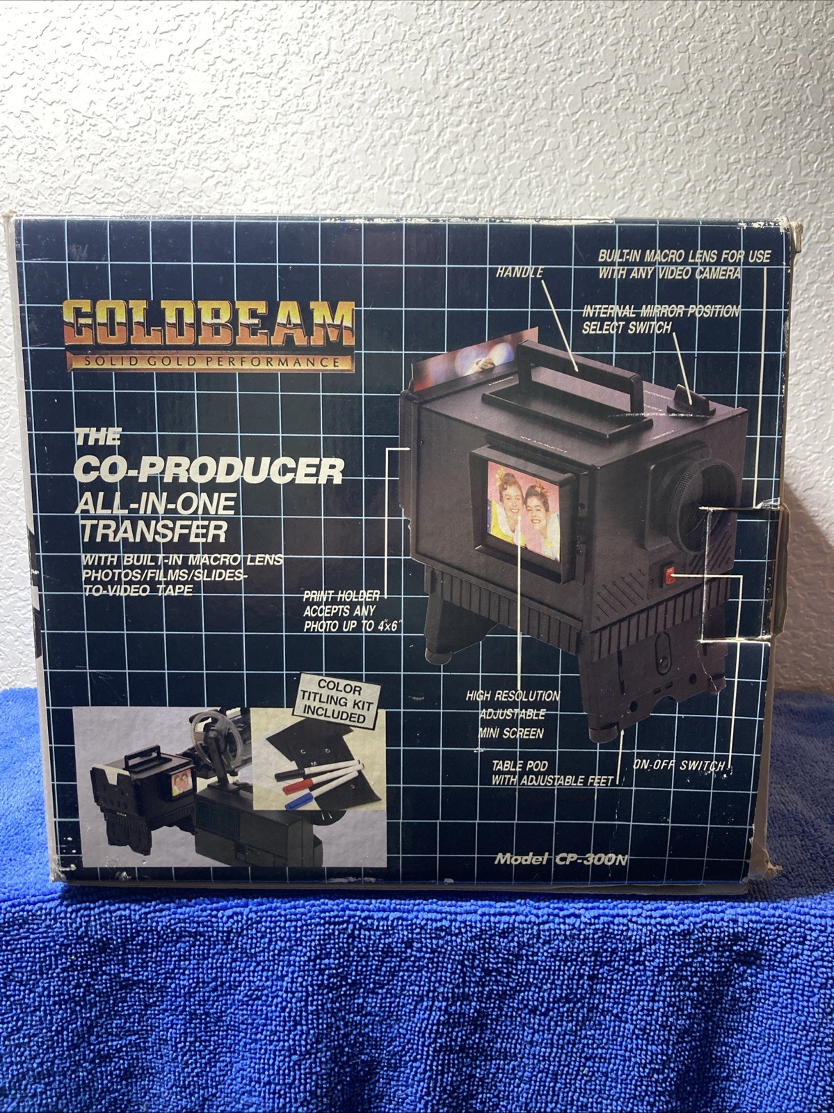 Goldbeam The Co-Producer All-In-One Transfer Model CP-300 W Built In Macro Len ~