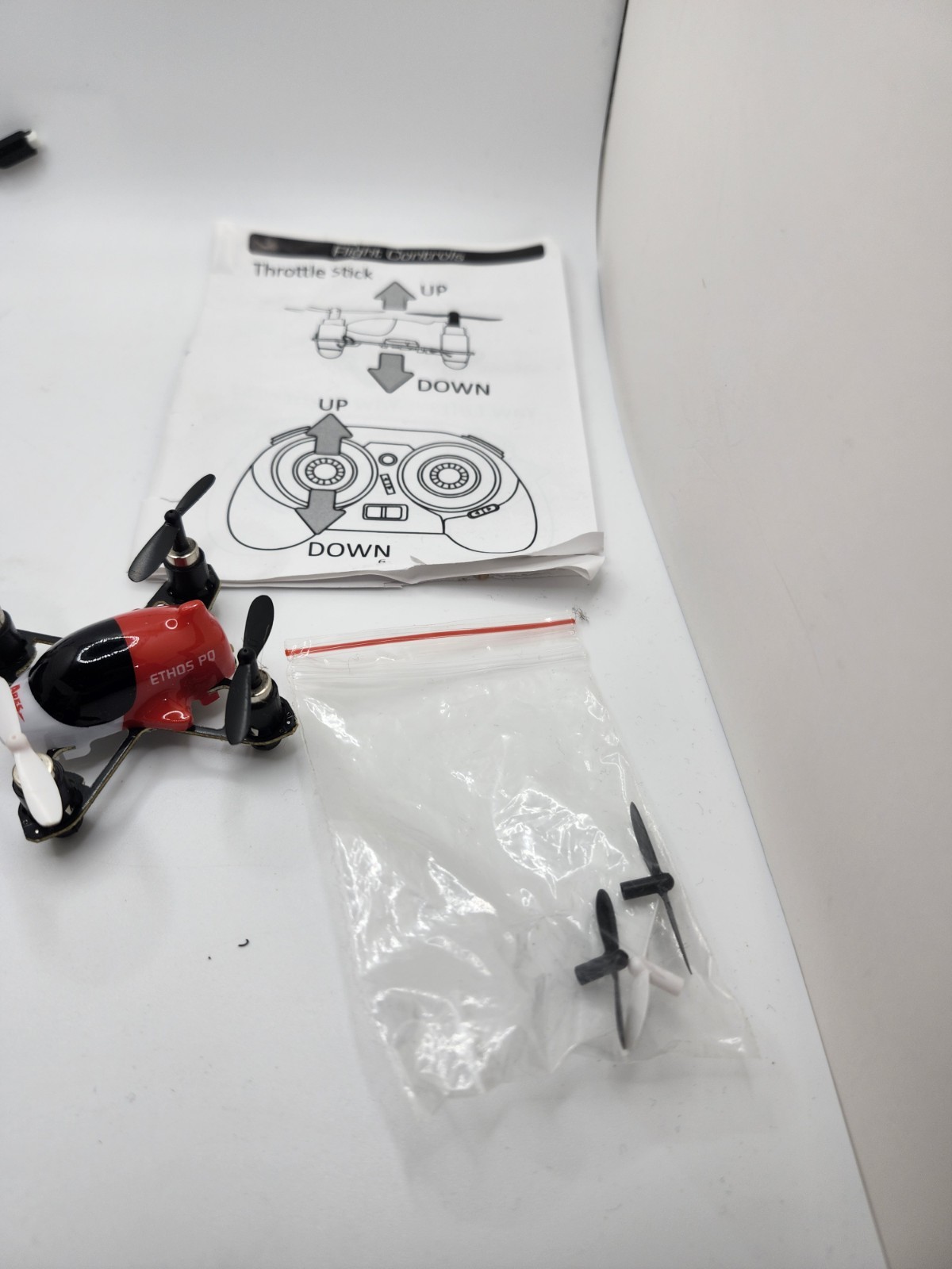 Ares Ethos PQ RC Drone Ready-To-Fly Mini Quadcopter w/ Controller RTF