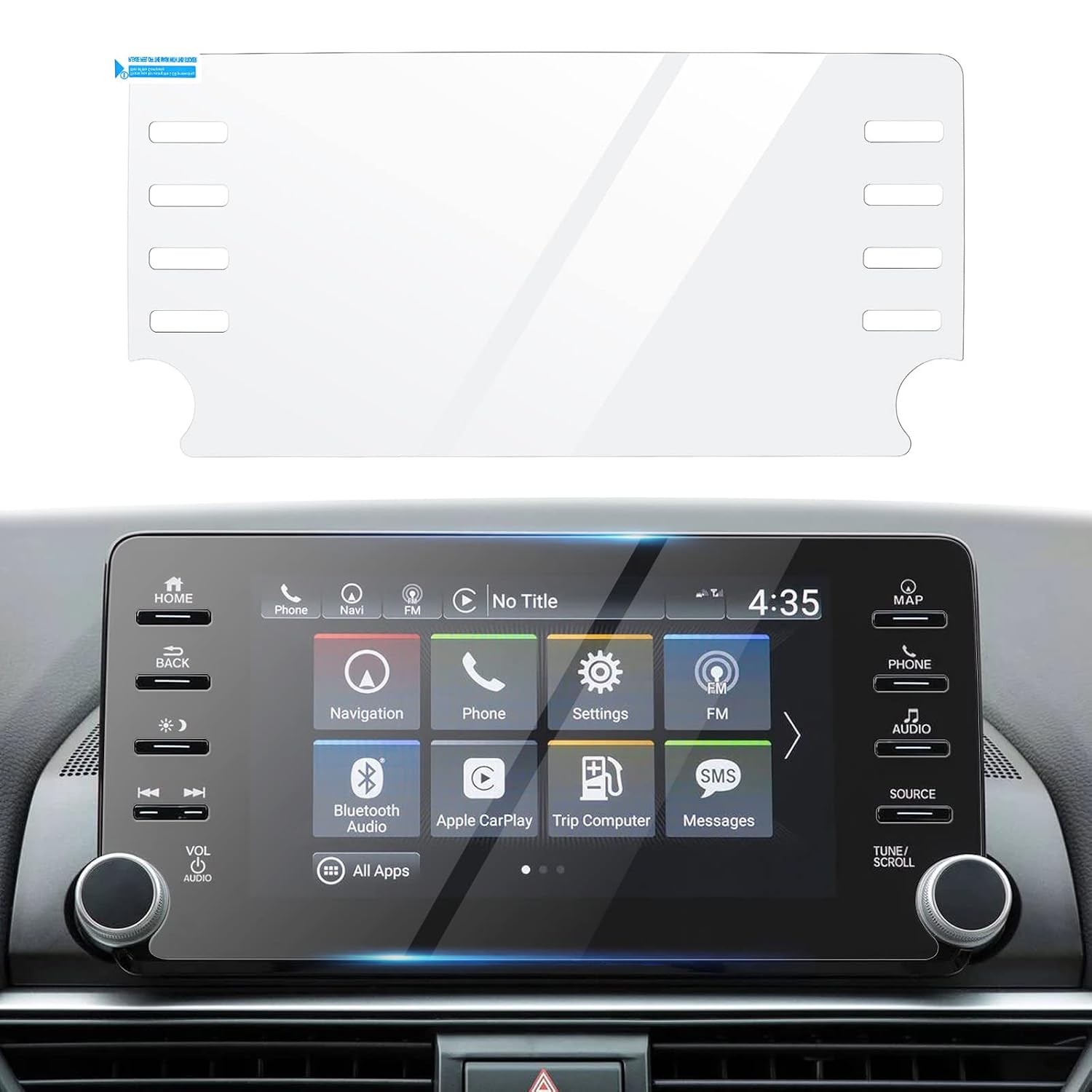 Custom Fit Screen Protector for 2018-2022 Honda Accord Sport EX-L Touring