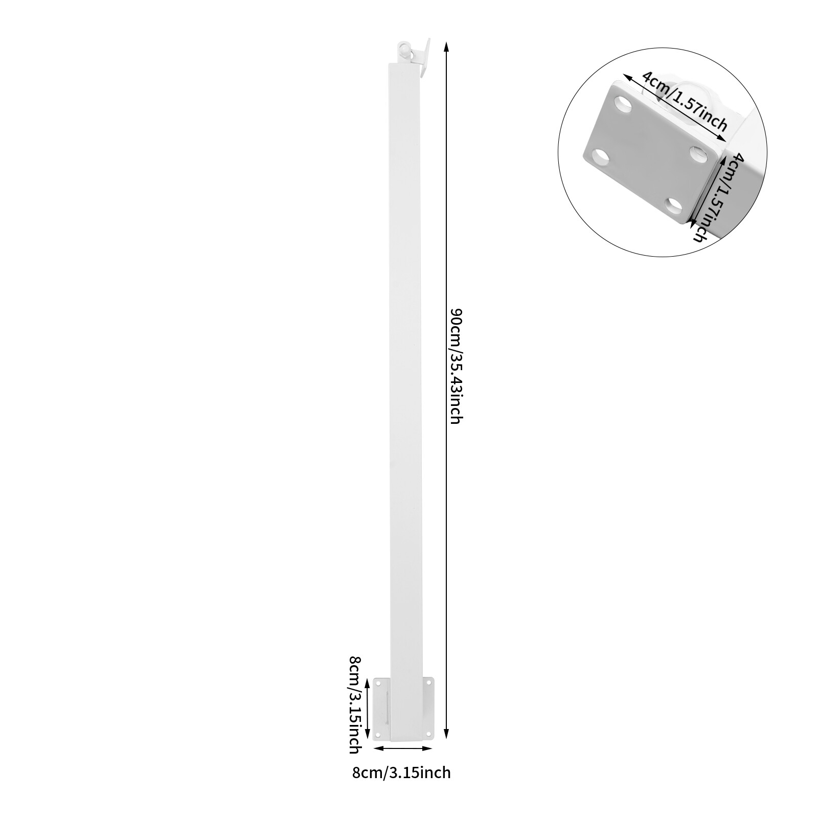 Square Stair Baluster Posts Metal Stair Post Decorative Railing For Stairs White