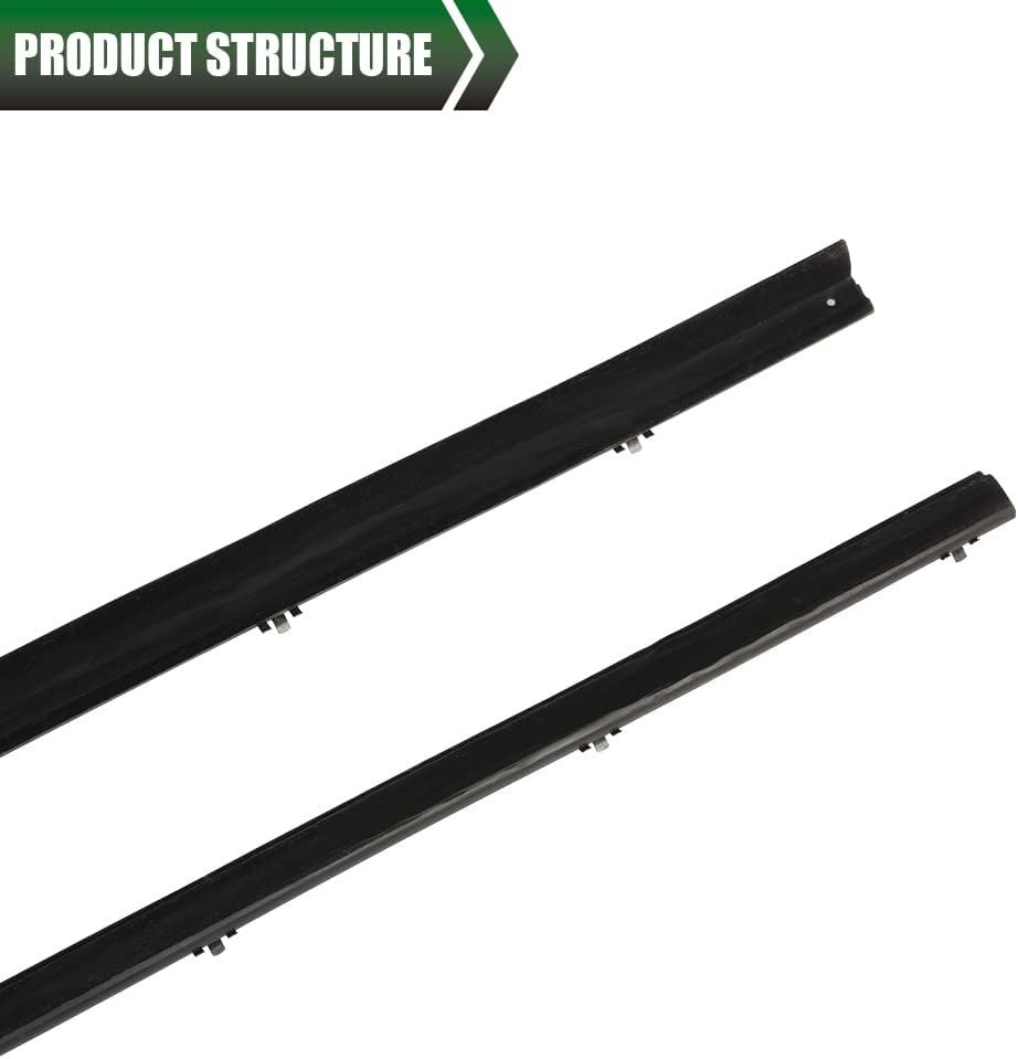 Tailgate Tail Gate Window Sweep Weatherstrip Seal Set