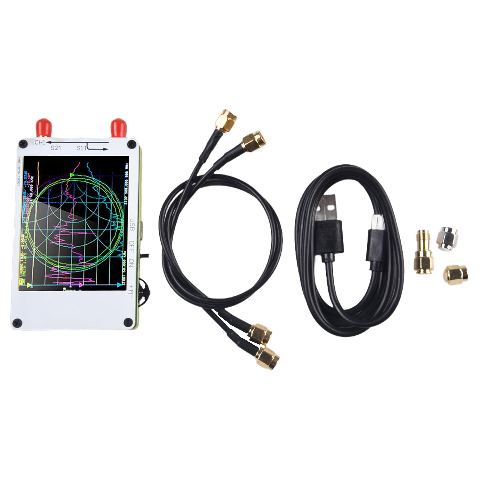 for NANO VNA Battery Touch Screen, for NANOVNA-H4 Network Vector Antenna