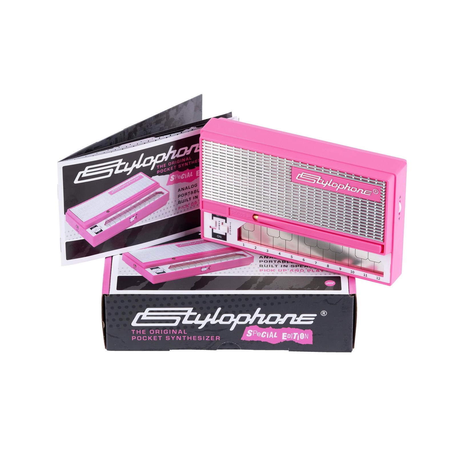 Stylophone Pink - The Original Pocket Electronic Synthesizer - Special