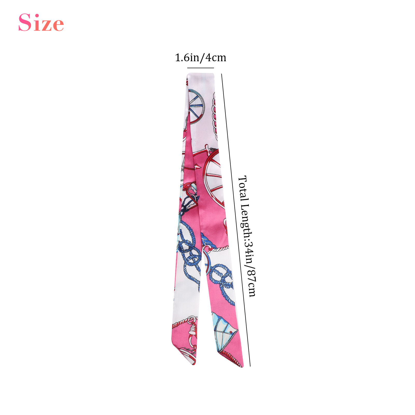 12pcs Women Satin Silk Scarf Scarves Wrap Tied Bag Handle Neck Hair Long Ribbon